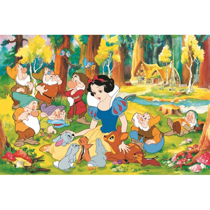 Puzzle  Trefl-37603 40e Anniversaire Trefl - Blanche-Neige