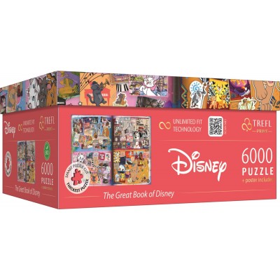 Puzzle Trefl-81037 Le Grand Livre de Disney