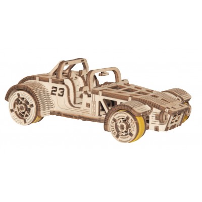 Wooden-City-WR337-8695 Puzzle 3D en Bois - Roadster